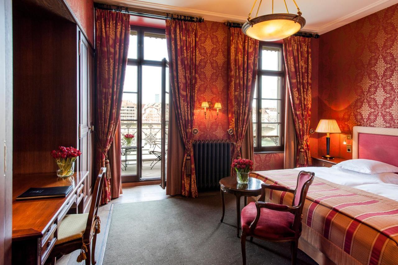 Grand Hotel Les Trois Rois Basilea Exterior foto