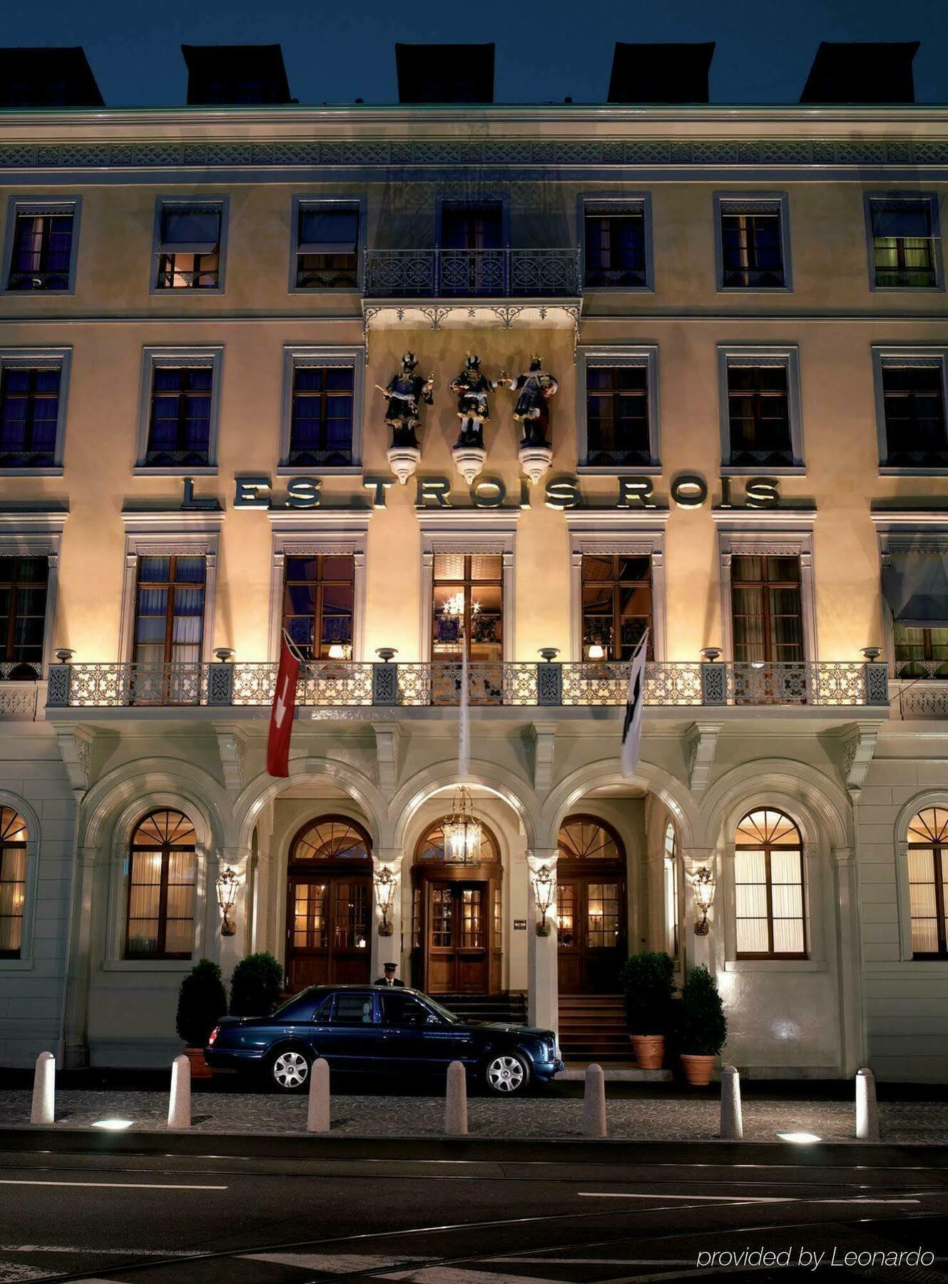 Grand Hotel Les Trois Rois Basilea Exterior foto