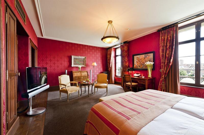 Grand Hotel Les Trois Rois Basilea Exterior foto